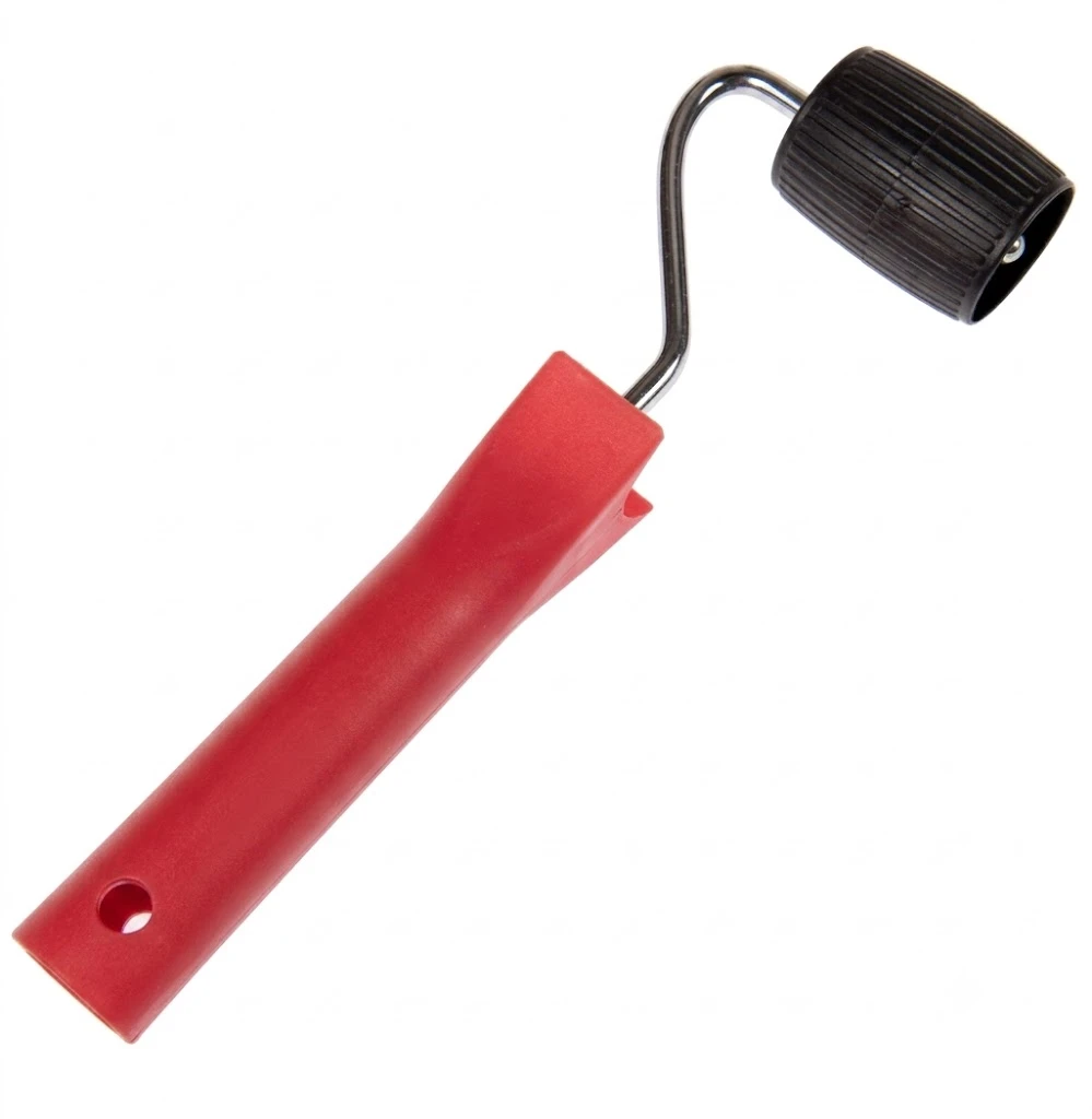 Zylindrische Andrückrolle 50 mm zum Fixieren und gleichmäßigen Anpressen von Fugen, Tapeten oder Membranen.
