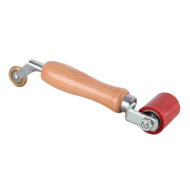EPDM Kombi-Andrückrolle 45mm und 6mm, ideal zum Verkleben und Abdichten von Gummi-Dachmembranen.