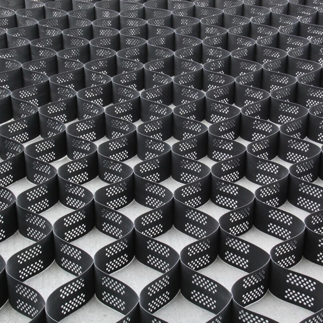HDPE Geozelle 10cm 23m² Bodenbewehrungssystem zur Kiesstabilisierung an Böschungen und Teichschutz