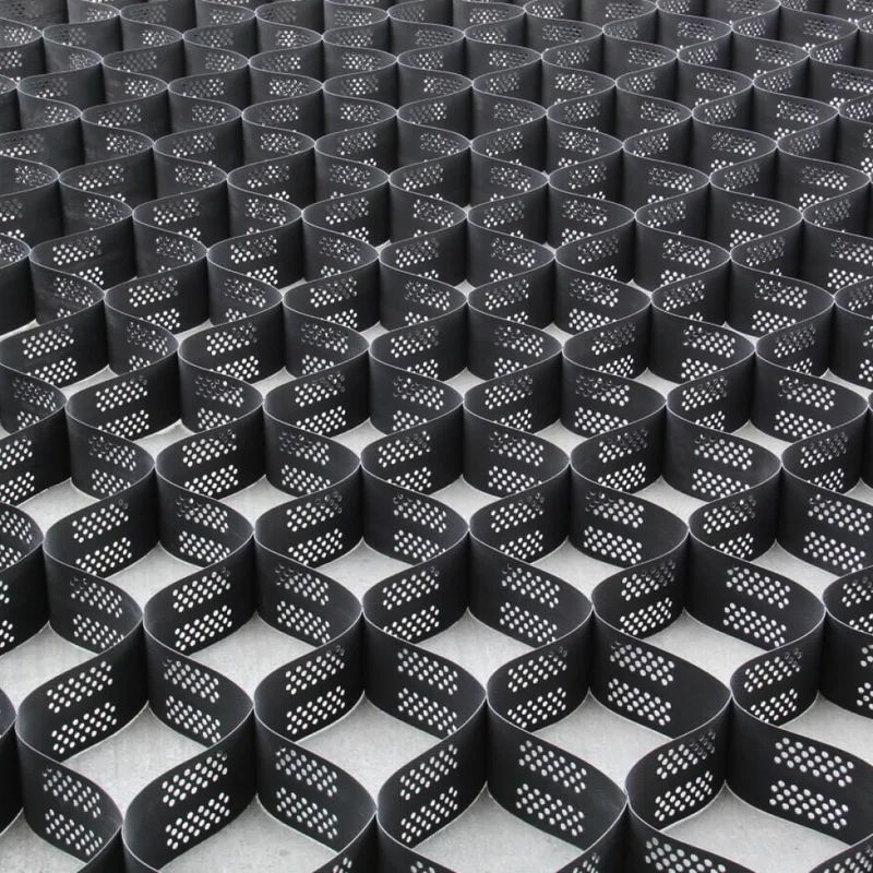 HDPE Geozelle 10cm 23m² Bodenbewehrungssystem zur Kiesstabilisierung an Böschungen und Teichschutz