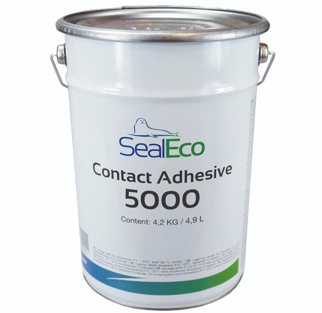 EPDM Kontaktkleber 5000 4.9L SealEco zum Verkleben von Gummimembranen auf Holz Beton und Metall